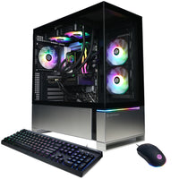CyberPowerPC - Ordinateur de bureau de jeu - Intel Core Ultra 7 265KF - AMD Radeon RX 9060 XT 16 Go - 32 Go DDR5 - Disque SSD PCIe 4,0 de 2 To - Noir-Intel Core Ultra 7 265KF 3,9GHz (Max 5,5GHz)