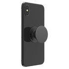 Popsockets - PopGrip Knurled Texture - Noir-Fonctionne comme un support pratique pour regarder des videos a la volee