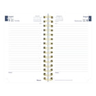 Blueline - 2025-2026 agenda académique quotidien/mensuel - 8 po x 5 po - Collection Océan - Anglais-Reliure spirale double avec couverture en poly épais