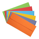 JAM Paper - Enveloppes commerciales #10 - fermeture autocollante à décoller et coller - 4 1/8 x 9 1/2 - couleurs primaires assorties - 150/paquet-Quantité : L'assortiment comprend 25 enveloppes de chaque couleur, pour un total de 150 enveloppes