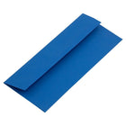 JAM Paper Enveloppes format livret avec fermeture gommée, 4 1/8 x 9 1/2 po, bleu présidentiel, 1000/paquet-Ouverture : livret