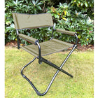 My Home My Living - Chaises de réalisateur d'extérieur - Vert - Lot de 2-Siège et dossier rembourrés pour plus de confort
