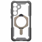 UAG - Plasma XTE Rugged Kickstand Case avec aimant pour Samsung Galaxy S25+ - Ash/Titanium-Support intégré avec plusieurs modes de visionnage