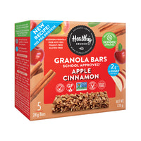 Healthy Crunch - Barres granola pomme-cannelle- 24 gr - Paquet de 30-Sans gluten