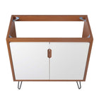 Modway - Energize 36" Armoire de toilette de salle de bain (lavabo non inclus) - Blanc cerise-Bassin d’évier et installations non inclus