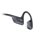 Shokz - OpenRun Pro2 Mini Écouteurs Bluetooth à Conduction Osseuse - Noir-Appels Clairs comme du Cristal - Les deux microphones anti-vent stratégiquement placés, associés à un algorithme de réduction de bruit avec IA, filtrent 96,5 % des bruits environnants, y compris le vent à des vitesses allant jusqu’à 15 milles à l’heure