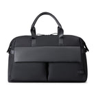 Bugatti - Madison Sac de sport - Noir-Fabriqué en 100 % nylon avec garniture en cuir PU lisse