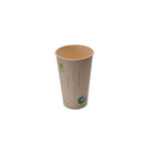 Eco Packaging - Gobelet à café compostable Eco Packaging - 16 oz. - Naturel - Paquet de 1000-1000/caisse
