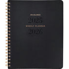 AT-A-GLANCE - Agenda scolaire hebdomadaire/mensuel Signature 2025-2026 - 11 po H x 8 3/8 po l - noir - bilingue-13 mois : juillet 2025 à juillet 2026