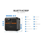 Bluetti - Centrale électrique portative Premium Série AC180P et panneau solaire SP200L-8