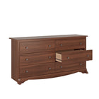 PrepacMD – Commode à 6 tiroirs Monterey, cerise, 29 po-Dotés de bords supérieurs courbes, de moulures latérales, un panneau de base festonné et de poignées solides en étain foncé