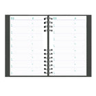 Blueline - 2026 Agenda quotidien CoilPro Couverture rigide avec Reliure spirale double - 8 po x 5 po - Couleurs assorties - Bilingue-Calendriers de référence du mois précédent, du mois courant et des deux mois suivants sur chaque double page