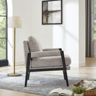 Brassex - Chaise d'appoint 248175 Hugo - gris-Structure en bois d’acacia et en bois de caoutchouc