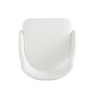 Manhattan Comfort - Lot de 2 chaises de salle à manger modernes Tremont 55 cm, revêtement similicuir blanc-23,6 po L x 23 po l x 33,9 po H