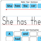 Ashley Productions - Smart Poly ASH12102 Ensemble de tuiles et tapis Touch-Stik Phonics - jeu de construction de phrases - 100 tuiles-Réutilisez encore et encore. Se colle et se retire facilement sans laisser de résidu sur la surface Smart Poly.
