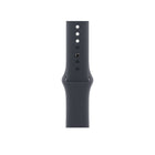 Apple - Bracelet sport pour Watch - 46 mm - Taille M/L - Minuit-Fermeture à broches et à emboîtement pour un ajustement sûr