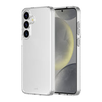 AXS - Ultra Clear Étui testé contre les chutes pour Samsung Galaxy S25+ - Transparent-Protection anti-UV pour afficher clairement le design original de votre cellulaire