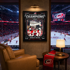 Frameworth - PhotoGlass Nikolaj Ehlers Carolina Hurricanes champions 2026 édition à signature fac-similé - 18 po l x 22 po H-7