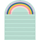 Teacher Created Resources Tableau à 7 pochettes - Oh Happy Day Rainbow-La surface non poreuse est facile à nettoyer et peut être essuyée ou pulvérisée avec un désinfectant pour aider à prévenir la propagation des germes.