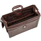 Mancini - Milan Porte-documents plaideur pour portable 17.3" - Brun-Organisateur à l’intérieur avec poche RFID