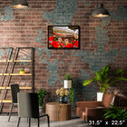 Jonathan Toews & Patrick Kane Chicago Blackhawks Lifting Stanley Cup sur toile - Toile encadree - 31" x 22"-Sous licence officielle de la LNH et de l'AJLNH