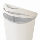 Umbra - Poubelle 5L Umbra Brim avec couvercle-Resistante et toujours propre : fabriquée entièrement en polypropylène finition satin, la poubelle brim se nettoie facilement avec un chiffon humide aussi souvent que nécessaire.