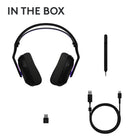 Logitech - G522 Lightspeed, casque gaming sans fil - microphone à bande passante complète - audio avancé - triple connectivité - Noir-9