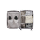 Bugatti - Amsterdam Grand bagage souple - Gris-Le système d'extension à fermeture éclair permet 20 % d'espace de rangement en plus