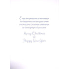 Mill Brook Studio - Cartes de souhaits Noël / Enveloppes - 5-3/8 po x 7-3/4 po - Famille de bonhomme de neige - Paquet de 18-Imprimées sur un papier de qualité non couché