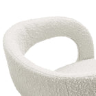 Modway - Pinnacle Boucle Tapis Chaise à manger Ensemble de 2 - Ivoire-10