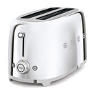 SMEG - Toaster Rétro À Long Slot 4 Tranches - Argent-Obtenez un confort optimal avec le popup de tranches automatique.