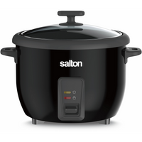 Salton - cocotte à riz automatique et étuveuse - 20 tasses-Panier étuveuse inclus 