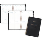 AT-A-GLANCE - Agenda scolaire hebdomadaire/mensuel Signature 2024-2025 - 5 3/8 po x 8 1/2 po - noir - anglais-Des pages spéciales vous aident à en faire plus et incluent une liste de vacances, un calendrier de référence de 3 ans, un calendrier des événements, des contacts, des notes et une pochette en poly double face