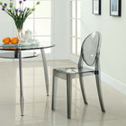 Modway - Casper Restauration Fauteuil d’appoint - Smoke-Polycarbonate solide