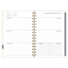 Mead – Agenda hebdomadaire/mensuel 2027 petit – 8-1/2 po x 6 po – prairie fleurie – bilingue-Format des pages : 8 1/2 po H x 5 1/2 po l