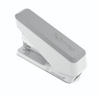 Agrafeuse antimicrobienne Fellowes LX840 EasyPress demi-bande - Blanc-Guide de profondeur de marge pour un alignement parfait des agrafes