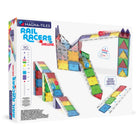 Magna-Tiles - Ensemble de construction magnétique Circuits de course ferroviaire 90 pièces-Fabriqué dans un but précis: Les ensembles MAGNA-TILES sont aimés des constructeurs âgés de 3 à 99 ans et conçus pour que les enfants puissent en profiter, sans instructions ni aide d’un adulte. Nous prônons le jeu constructif, c'est-à-dire : amusant et motivant, basé sur l’expérience, dirigé par l’enfant et axé sur le développement