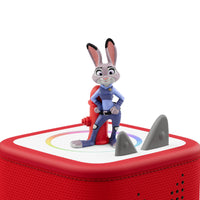 tonies - Zootopia Tonie Figurine (Anglais)-Liste des titres (en anglais) : 1. Zootopia Storyteller 2. Try Everything  3. Zootopia 2 Storyteller 4. Zoo . Durée totale : 49 mins