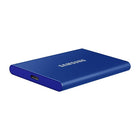 Samsung - T7 2To USB 3.2 Gen. 2 Disque SSD Portatif - Bleu-Lecture séquentielle jusqu'à 1,050Mo/s