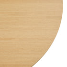 Manhattan Comfort - Ensemble de 2 tables basses et d’appoint Layla modernes - Chêne naturel-Le plateau de la table basse mesure 90 cm de diamètre Le plateau de la table d’appoint mesure 45 cm de diamètre