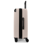 Swiss Mobility - Valsie d'enregistrement rigide 26 po de la collection JFK - Dessert Gris-Intérieur doublé avec panneau de séparation, poches pratiques et sangles de serrage pour garder le contenu organisé et en place