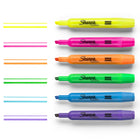 Sharpie - Surligneurs à réservoir pointe biseautée - couleurs assorties - Paquet de 12-Résiste aux bavures (laissez l’encre sécher avant de surligner)