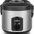 Salton - cocotte à riz automatique et étuveuse - 8 tasses-Panier étuveuse inclus 