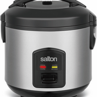 Salton - cocotte à riz automatique et étuveuse - 8 tasses-Panier étuveuse inclus 