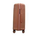 TRAVLR - Ensemble de 3 valises légères à coque rigide - Violet-Poignée de transport supérieure et latérale renforcée sur tous les modèles