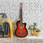 Soozier - Kit de guitare électrique 39,5 po-Conçu pour les débutants et les étudiants, c'est un excellent outil pour développer les compétences musicales 