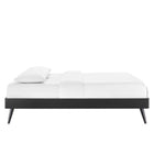 Modway - Margo Bois Cadre de lit plateforme Queen, Noir-Options de tête de lit interchangeables