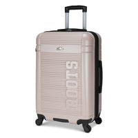 Roots - Valise Banff de taille moyenne - 24 po - Taupe-Fabriqué en ABS résistant
