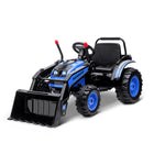 Aosom - kids digger Ride-On excavator 6v battery powered - blue-La voiture à chevaucher peut fonctionner en continu pendant environ 35 minutes une fois complètement chargée (8-12h) 