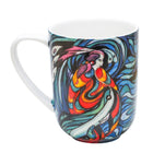 Oscardo - Tasse porcelaine « Spirit Fish » de Don Chase - 485 ml-Tasse en porcelaine à forme large - Contient 485 ml / 16 oz, idéale pour le café, le thé et les boissons chaudes